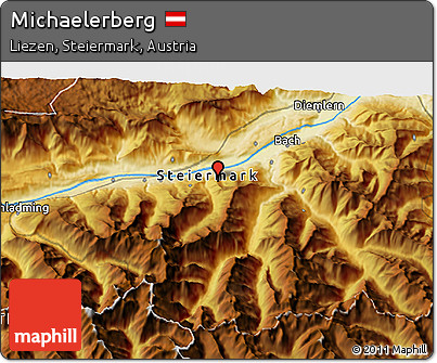Physical 3D Map of Michaelerberg