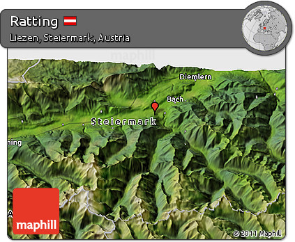 Satellite 3D Map of Ratting