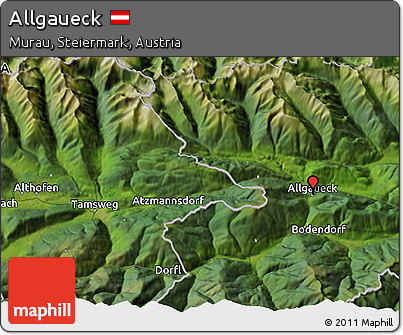 Satellite 3D Map of Allgaueck