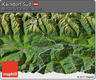 Satellite 3D Map of Kaindorf Süd