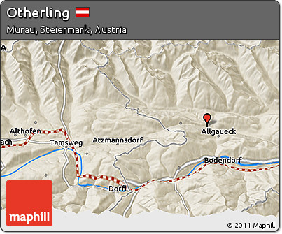 Shaded Relief 3D Map of Otherling