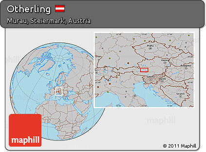 Gray Location Map of Otherling