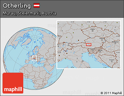 Gray Location Map of Otherling
