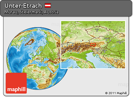 Physical Location Map of Unter-Etrach
