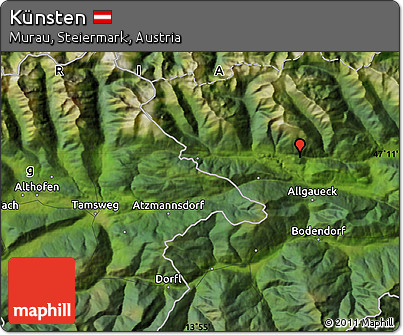 Satellite Map of Künsten