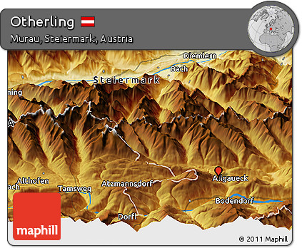 Physical Panoramic Map of Otherling