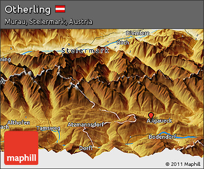 Physical Panoramic Map of Otherling