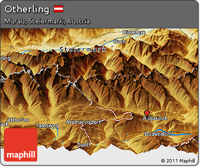 Physical Panoramic Map of Otherling