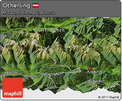 Satellite Panoramic Map of Otherling
