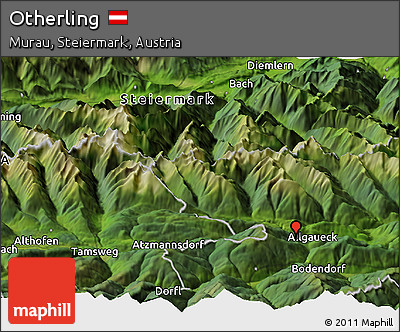 Satellite Panoramic Map of Otherling