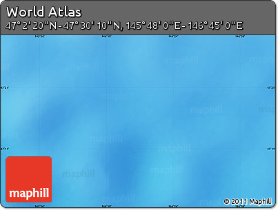 Physical Map of the Area around 47° 16' 15" N, 146° 16' 30" E
