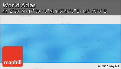 Physical Panoramic Map of the Area around 47° 16' 15" N, 146° 16' 30" E