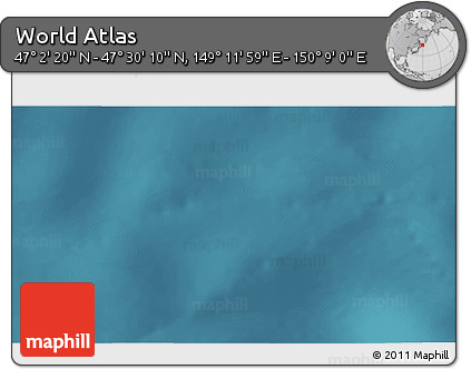 Satellite 3D Map of the Area around 47° 16' 15" N, 149° 40' 30" E