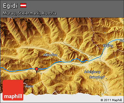 Physical 3D Map of Egidi
