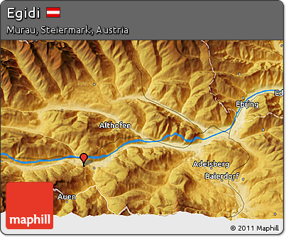 Physical 3D Map of Egidi