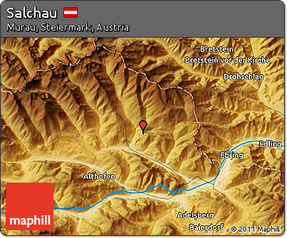 Physical 3D Map of Salchau