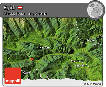 Satellite 3D Map of Egidi