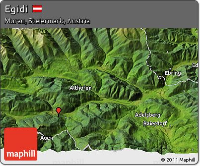 Satellite 3D Map of Egidi