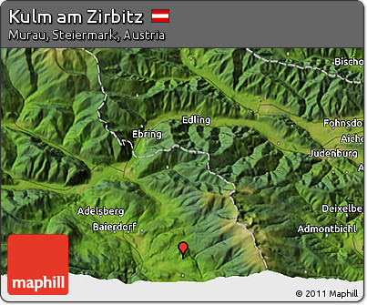 Satellite 3D Map of Kulm Am Zirbitz