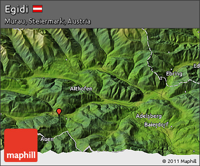 Satellite 3D Map of Egidi