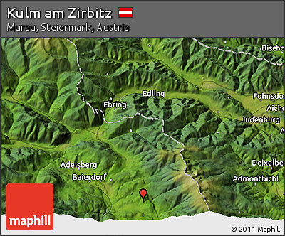 Satellite 3D Map of Kulm Am Zirbitz