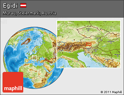 Physical Location Map of Egidi