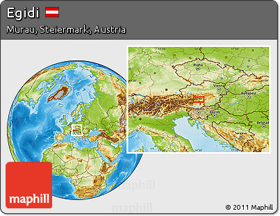 Physical Location Map of Egidi