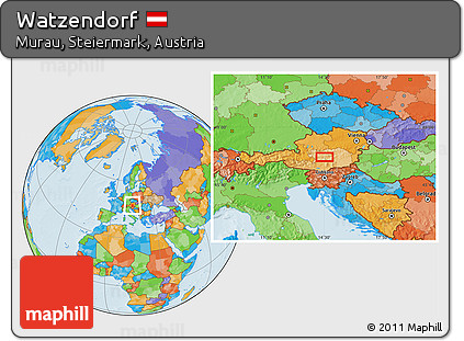 Political Location Map of Watzendorf