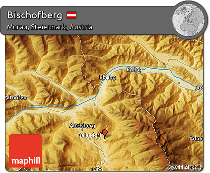 Physical Map of Bischofberg