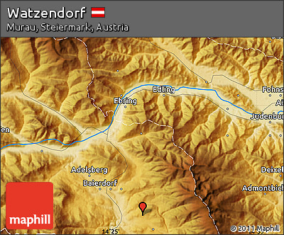 Physical Map of Watzendorf