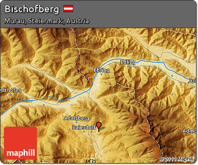 Physical Map of Bischofberg