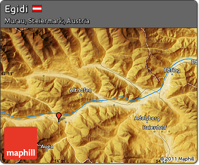 Physical Map of Egidi