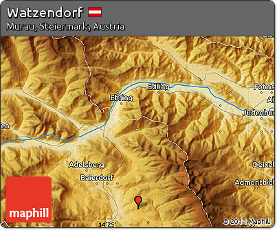 Physical Map of Watzendorf