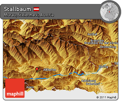Physical Panoramic Map of Stallbaum