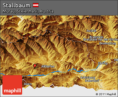 Physical Panoramic Map of Stallbaum