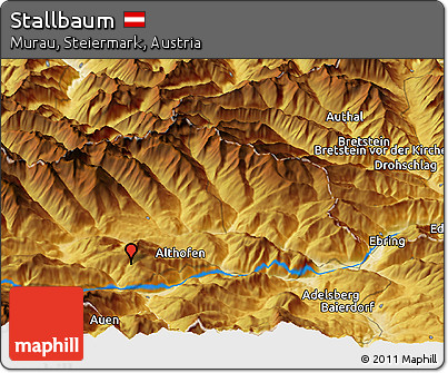 Physical Panoramic Map of Stallbaum