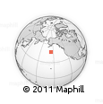 Outline Map of the Area around 47° 16' 15" N, 155° 28' 29" W, rectangular outline