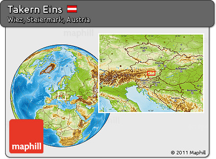 Physical Location Map of Takern Eins