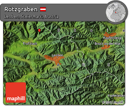 Satellite Map of Rötzgraben