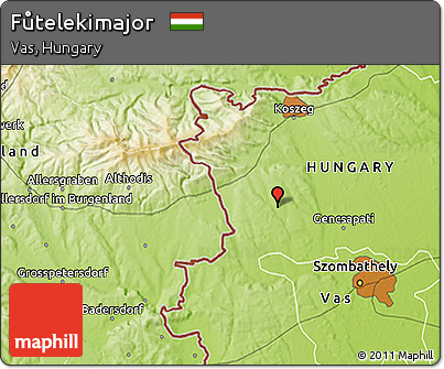 Physical 3D Map of Fůtelekimajor