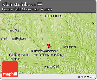 Physical 3D Map of Kleinsteinbach