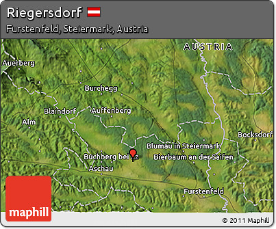 Satellite 3D Map of Riegersdorf