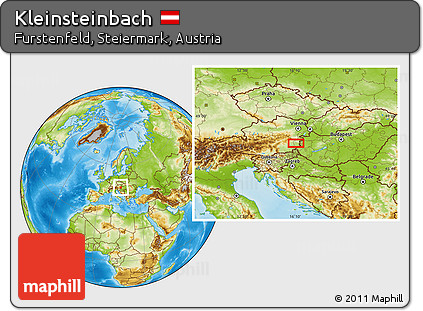 Physical Location Map of Kleinsteinbach