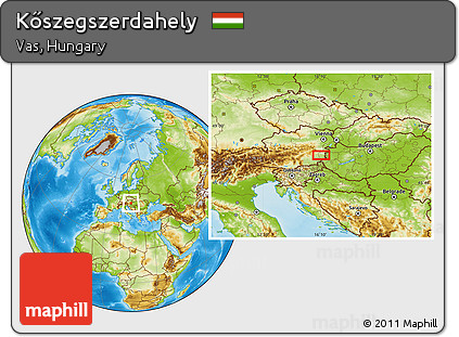 Physical Location Map of Kőszegszerdahely