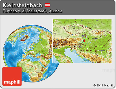 Physical Location Map of Kleinsteinbach