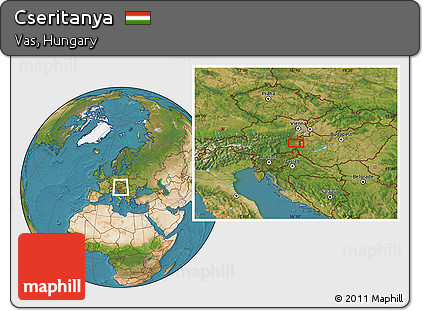 Satellite Location Map of Cseritanya