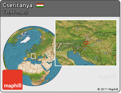 Satellite Location Map of Cseritanya