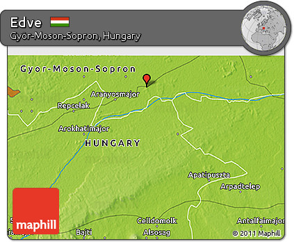 Physical 3D Map of Edve