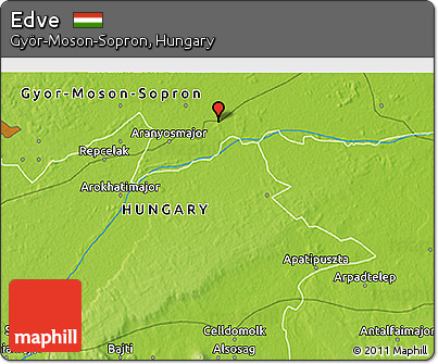 Physical 3D Map of Edve