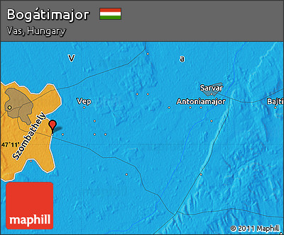 Political Map of Bogátimajor